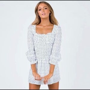 White Mini Princess Polly Dress